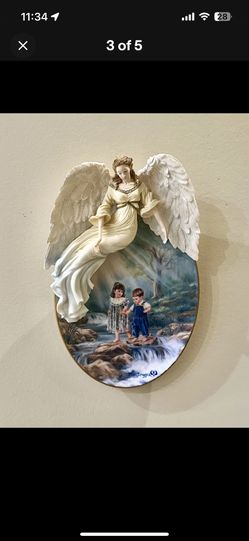 Vintage Guardian Angel Plaque Someone To Guide The Way Home Limited Edition  