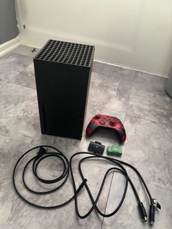 Xbox Series X ( comes with store brought controller with rechargeable battery)