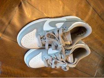 Nike dunk low kids size in grey