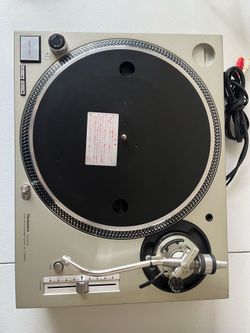 Technics SL-1200MK5 Silver Direct Drive DJ Turntable Quartz Vinyl Record Player