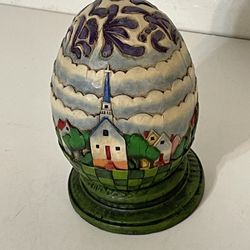 Jim Shore Egg Decor 