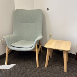 Chair And End Table - Like New