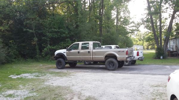 99 Ford F250 7 3 Powerstroke Jacked Up 5 Speed For Sale In Orange