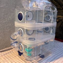Clear Hamster Cage 