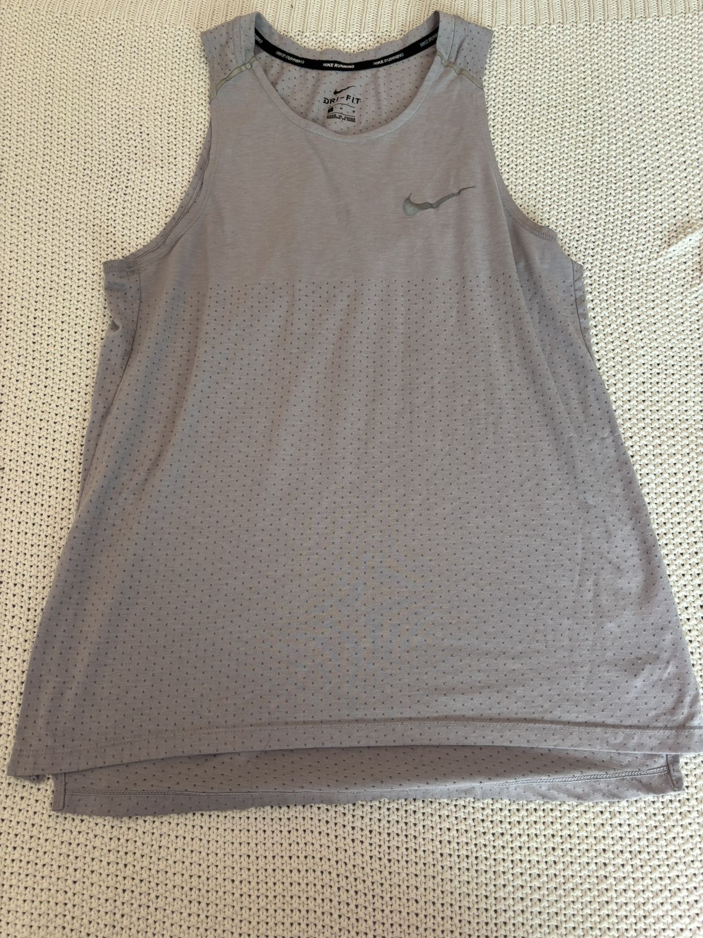 Nike Dri fit Medium Gray Tank Top