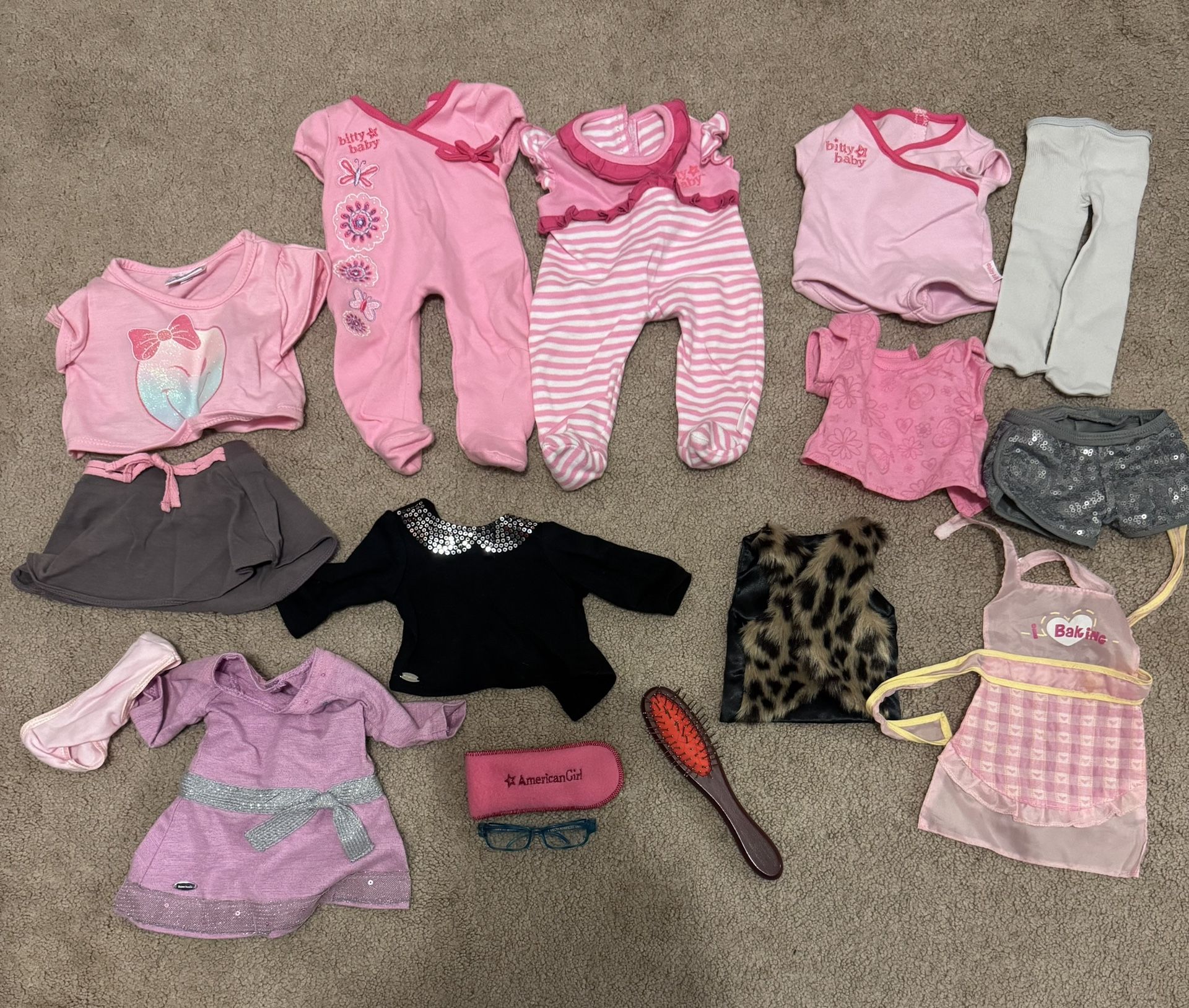 American Girl 18-Inch Doll Clothing & Accessories Lot