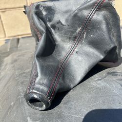 USED JDM (DC2) Genuine Honda Type R Leather Manual Shifter Boot (PICK UP IN FONTANA)