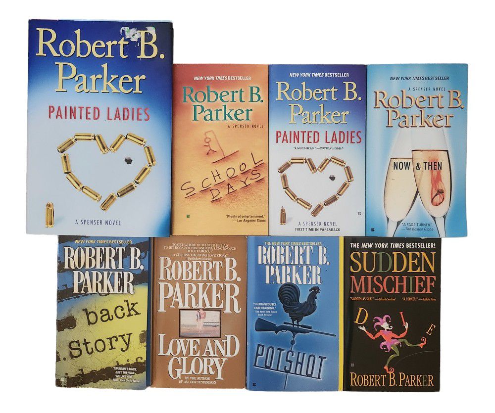 Mystery Fiction -  Robert B Parker Book Lot - 8 Books

