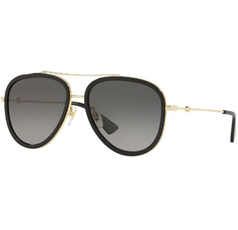 Gucci Aviator Sunglasses Polarized Unisex Authentic Like New