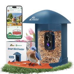 Brand new Smart Bird Feeder with Camera, Birdwatching Camera with AI Identify Bird Species & Solar P