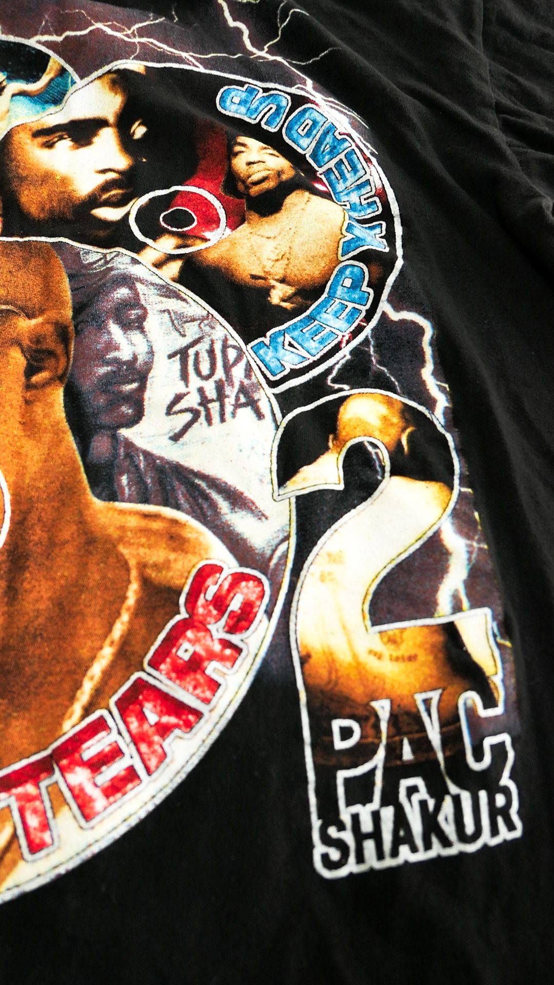 Vintage 90s 2PAC Rap Tee Shirt - TUPAC SHAKUR - Greatest Hits for 