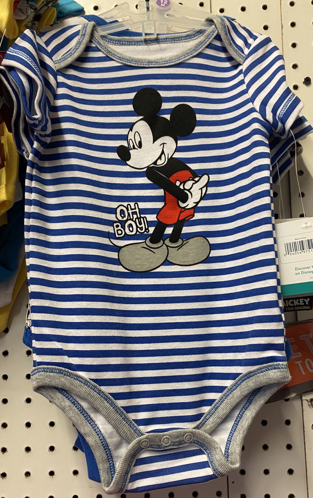 Mickey Mouse onesie