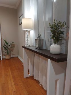 Wood Entry Table