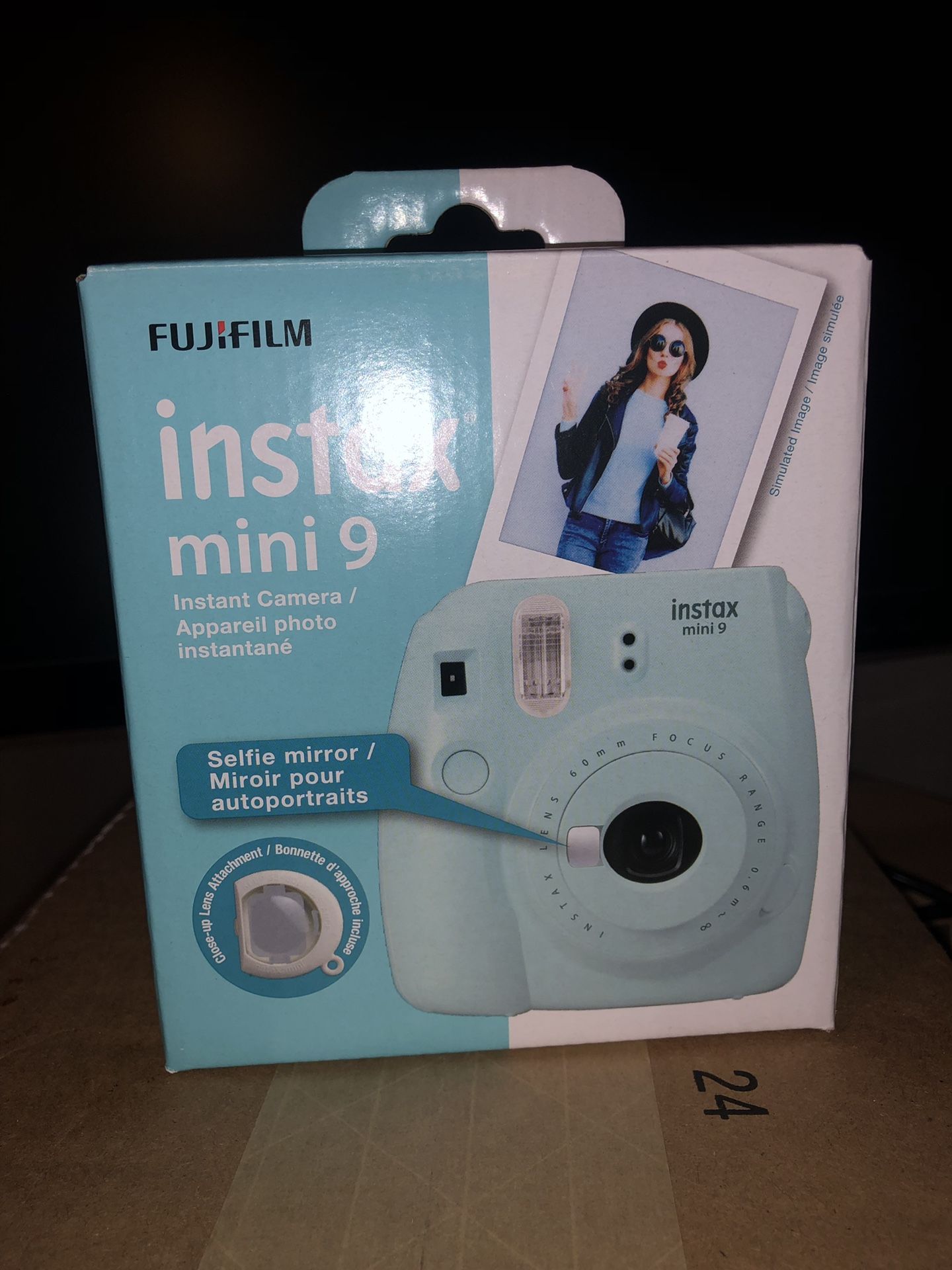 Fujifilm Instax mini 9 with close up lens