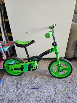 Toddler bicycle. Kids balance bike