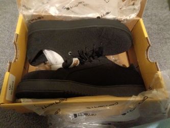 Carhartt Black Canvas Low-Top Sneakers