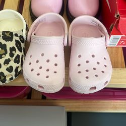 Pink Crocs Toddler 6c