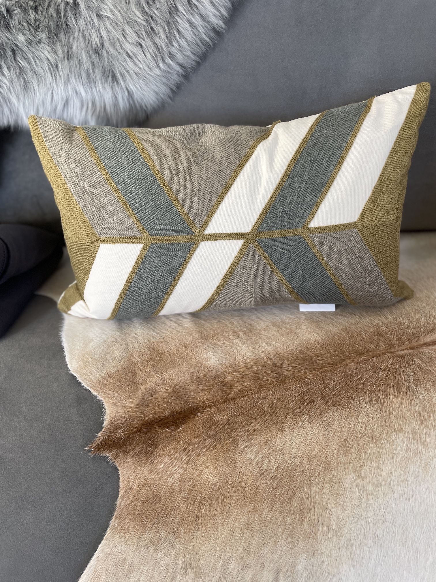 Ink + Ivy Frances Lumbar Pillow & Insert