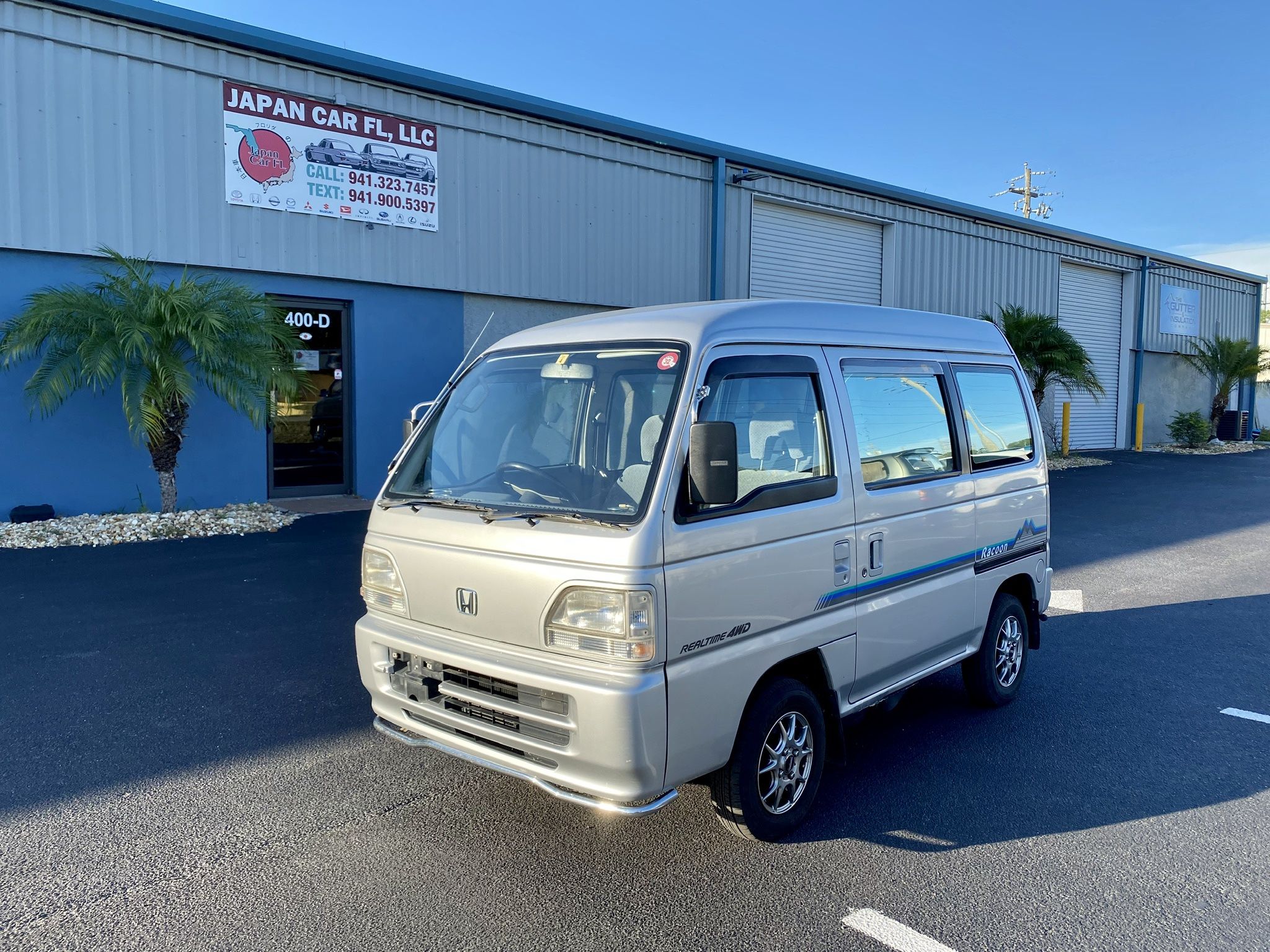 1995 Honda Acty Street Minivan 4WD, JDM Import, RHD. Kei Van. 5 speed Manual, A/C, Gas