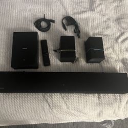 Samsung Soundbar & Wirelessu Surround Speakers and Receiver