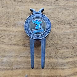 *RARE* Vintage "De Paul Blue Demons" Golf Divot Tool!