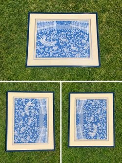 Mid century asian folk art