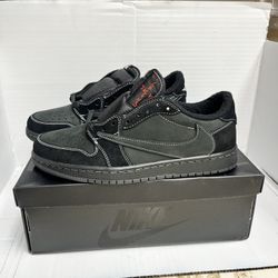 Nike Jordan 1 Low Travis Scott Black Phantom Size 8 + Multiple Sizes Available 