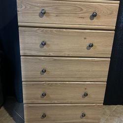 Real Wood 5 Drawers Smooth To Go In And Out 