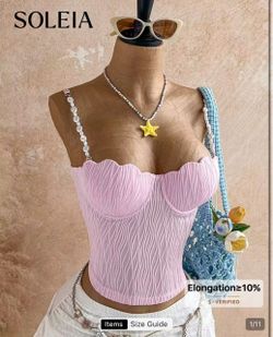 Shein pink top