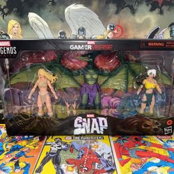 Marvel Legends GamerVerse “SNAP” Shanna-Sauron-Rogue 