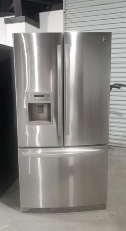 Kenmore 3-Door Stainless Steel Fridge
