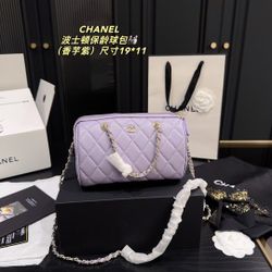 Chanel 25p Boston Bowling Ladies' Shoulder Bag Handbag