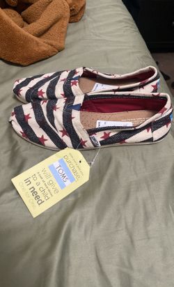 Toms Classic Navy/Natural Star 7.5