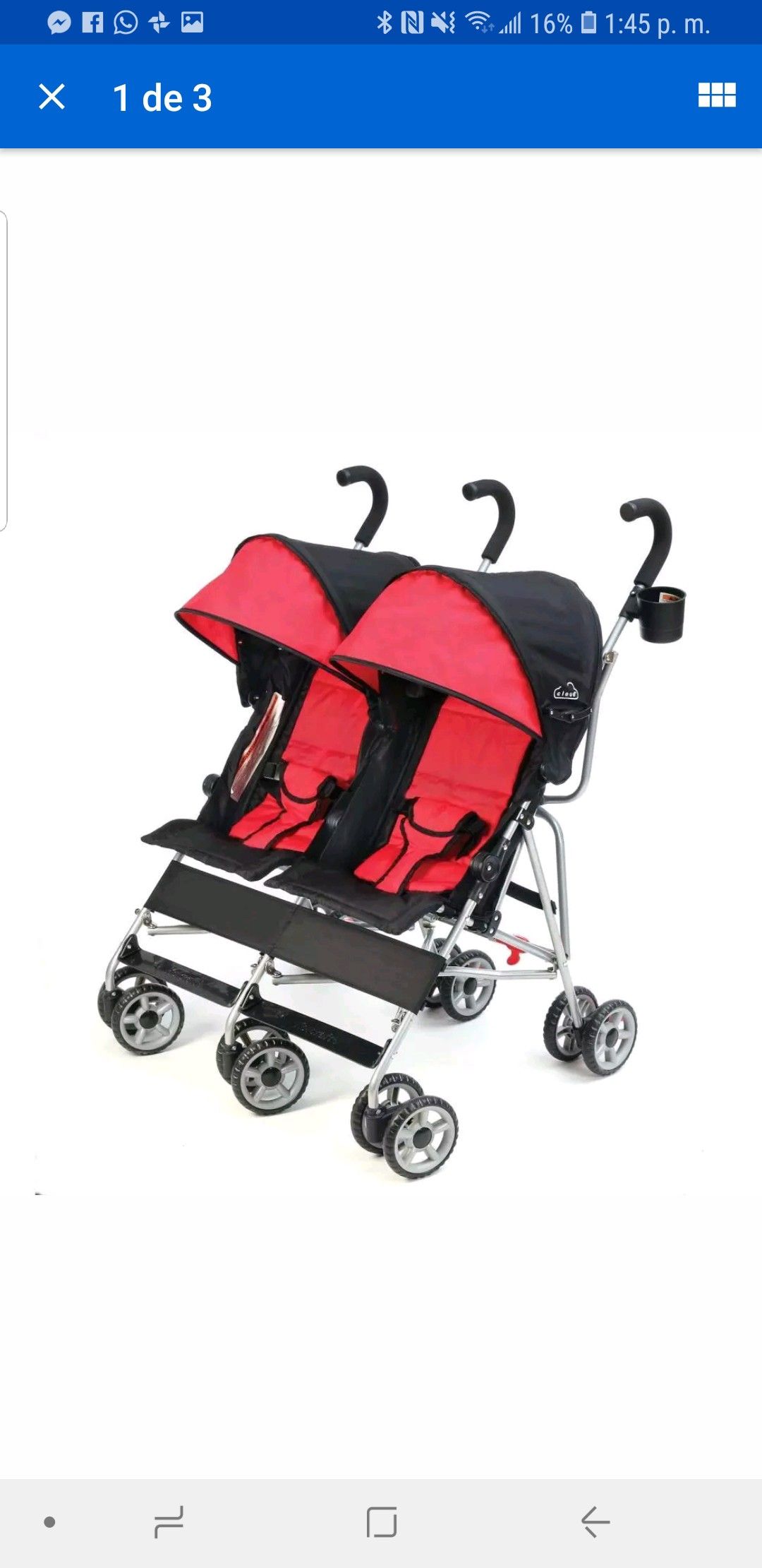 double stroller new 80 or better offer