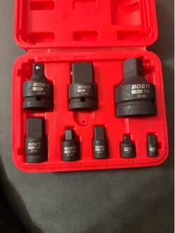 BOEN 8-Piece Impact Socket Adapter and Reducer Set