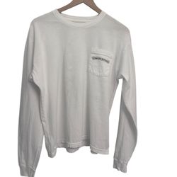 Chrome Hearts Floral Cross white  long-sleeve T-shirt Large Authentic