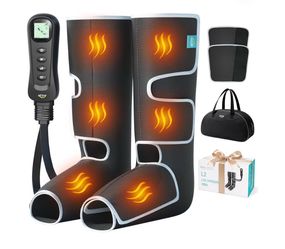 ALLJOY Leg Massager for Circulation with Heat and Compression NEW IN BOX!