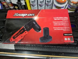 New snap on right angle drill