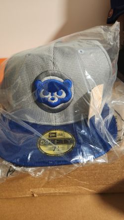 Men's Chicago Cubs New Era Gray/Royal 2025 Batting Practice 59FIFTY Fitted Hat
