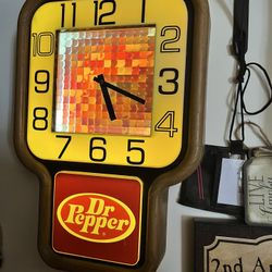 Dr. Pepper Motion Clock 