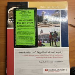 Introduction To College Rhetoric And Inquiry