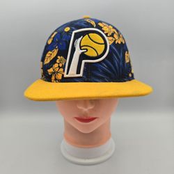 New Era 9Fifty Hardwood Classics Indiana Pacers Floral Adjustable Snapback Hat