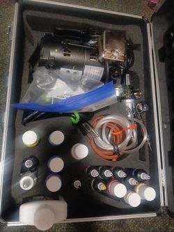 Premium Sparmax Airbrush kit with case