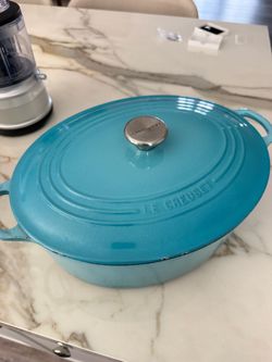Le Creuset 6.75 Qt Oval Dutch Oven Teal