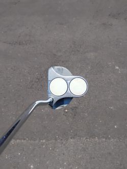 Odyssey White Steel 2Ball Putter! W/Brand New Grip! Golf Clubs!