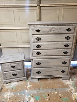 Chest and nightstand