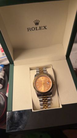 ROLEX DATE-JUST 36MMCHAMPAGNE DIAL