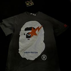 Brand new Heron Preston/ Bape T shirt 