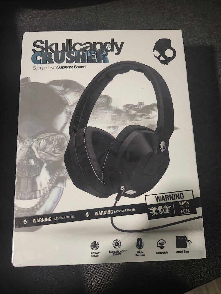 Skullcandy Crusher Headphones S6SCDZ-003 - Black Headphones