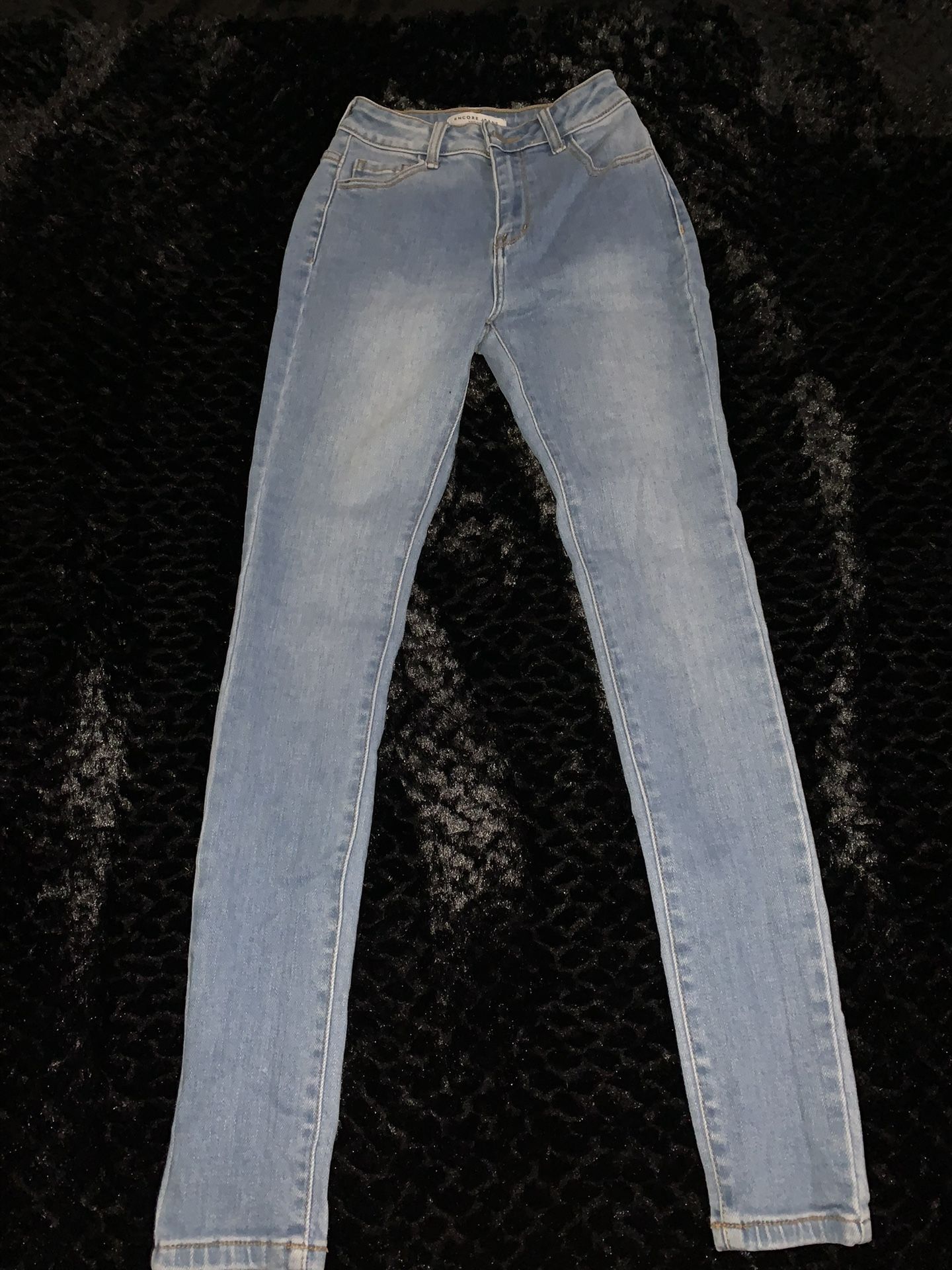 Encore blue skinny jeans Size 1 , 95% cotton
